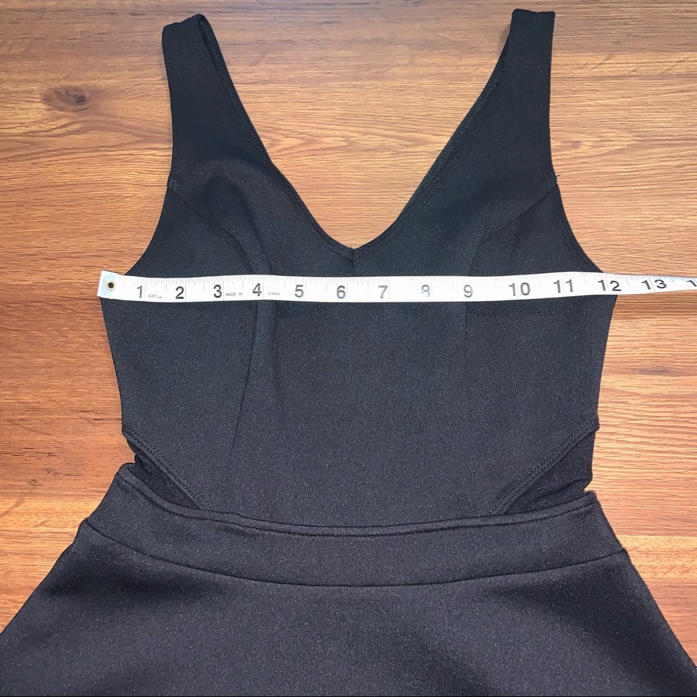 Abercrombie & Fitch Black Fit and Flare Dress Size XS - Picture 3 of 8